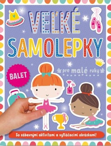 Velk samolepky pre mal ruky Balet - 