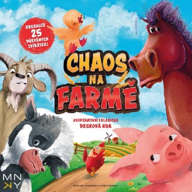 Chaos na farm - deskov hra - Mnky