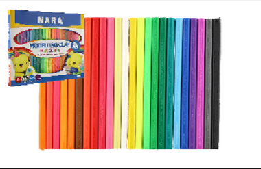 Plastelna NARA 24ks v krabice 1000g - 