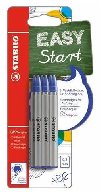 STABILO EASY Start original npln fine 0,3mm / 6 ks modr v blistru - neuveden