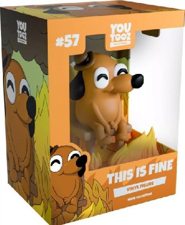 Meme figurka - This is Fine 10 cm (Youtooz) - neuveden