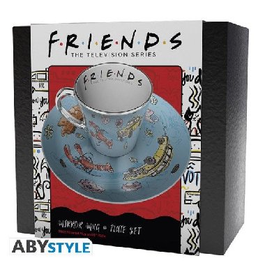 Friends Hrnek s podlkem 300 ml - Pattern - neuveden