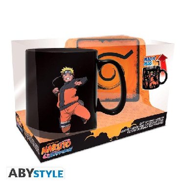 Naruto set 3D Hrnek mnc 460 ml + podtcek - neuveden