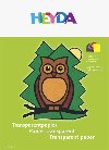 HEYDA Blok transparentnch papr - sova 10 list - neuveden