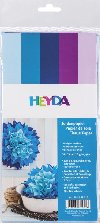 HEYDA Sada hedvbnch papr 50 x 70 cm - modrofialov mix - neuveden