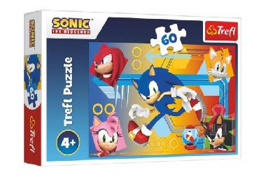 Puzzle Sonic v akci 60 dlk - Trefl