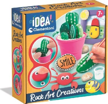 IDEA Kreativn sada Zdoben kamen - Clementoni