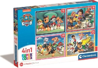 Puzzle Tlapkov patrola 4v1 - Clementoni
