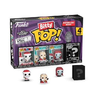 Funko Bitty POP: The Nightmare Before Christmas - Santa Jack (4pack) - neuveden