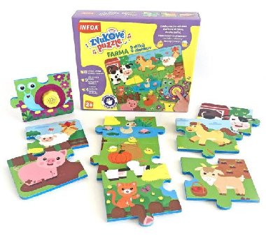 Zvukov puzzle Farma - 9 dlk - Infoa