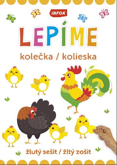 Lepíme kolečka  - žlutý sešit - Infoa