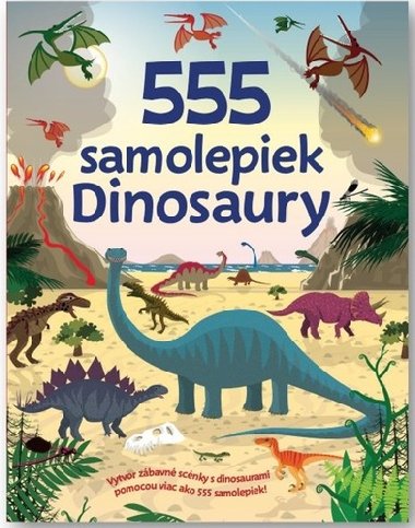 555 samolepiek Dinosaury - 