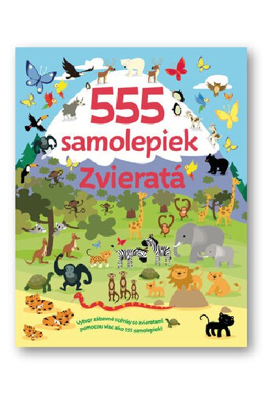555 samolepiek Zvierat - 