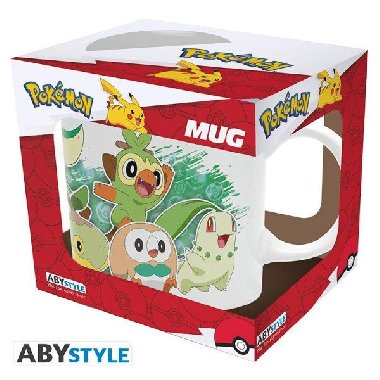 Pokmon Hrnek keramick 320 ml - Grass Partners - neuveden