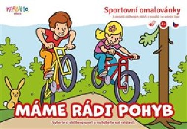 Mme rdi pohyb - Sportovn omalovnky A5 - Kresli.to