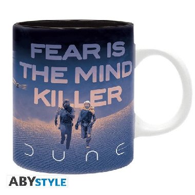 DUNA Hrnek keramick 320 ml - Fear is the Mind-killer - neuveden