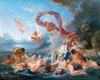 Diamantov malovn - Triumf Venue, Francois Boucher 40x50 cm (bez rmu) - neuveden