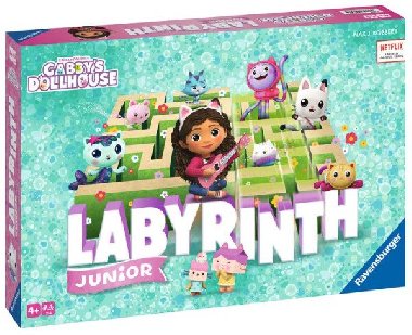 Labyrinth Junior Gabbys Dollhouse - deskov hra - neuveden