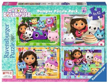 Puzzle Gabbys Dollhouse 4x42 dlk - neuveden