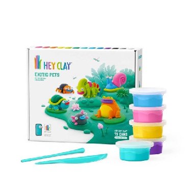 Hey Clay kreativn sada - Exotick zvta - neuveden