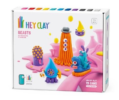 Hey Clay kreativn sada - Pery - neuveden