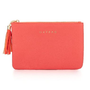 Kosmetick taka Day Leather - Coral - neuveden