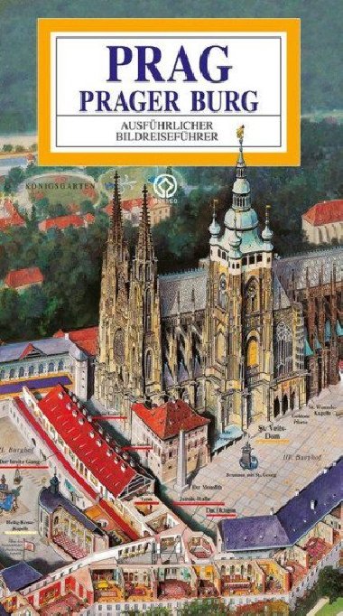 Prask hrad - mapa panoramatick/nmecky - Rygl Tom
