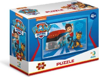 Puzzle Tlapková patrola: Ryder a Chase 35 dílků - neuveden