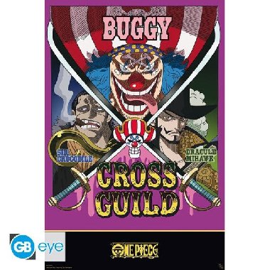 One Piece Plakt Maxi - Cross Guild 91,5 x 61 cm - 