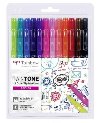 Tombow Sada oboustrannch fix TwinTone - Brights - neuveden