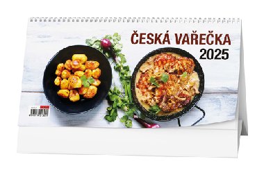 Česká vařečka 2025 - stolní kalendář čtrnáctidenní - Baloušek