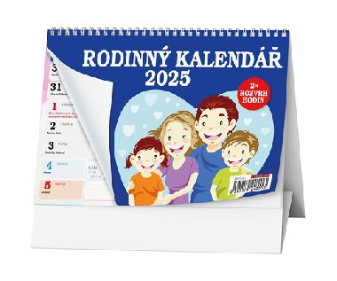 Rodinn kalend 2025 - stoln kalend - Balouek