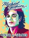 Michael Jackson Color By Number: Amazing Color By Number Book With Unique Illustrations For Fans Of Michael Jackson - Various