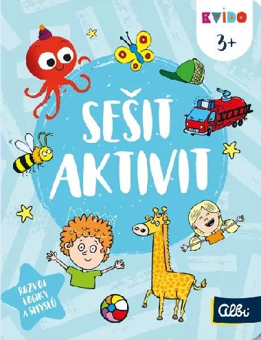 Kvído sešit aktivit 3+ rozvoj logiky a smyslů - Albi Kvído sešit aktivit 3+ rozvoj logiky a smyslů - Albi