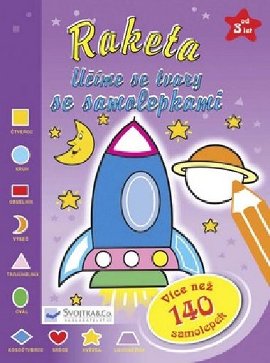 Raketa ume se tvary se samolepkami - 