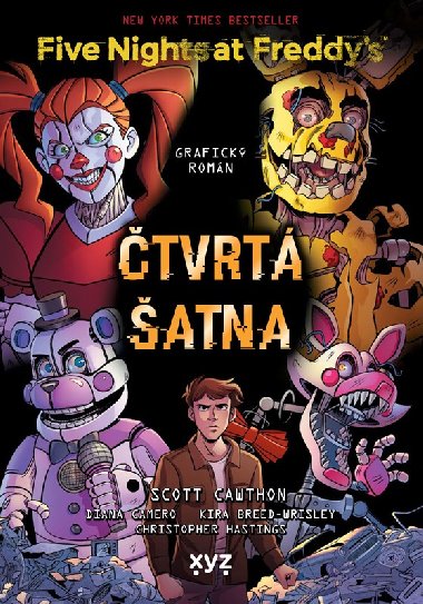 Five Nights at Freddy`s: Čtvrtá šatna (grafický román) - Scott Cawthon