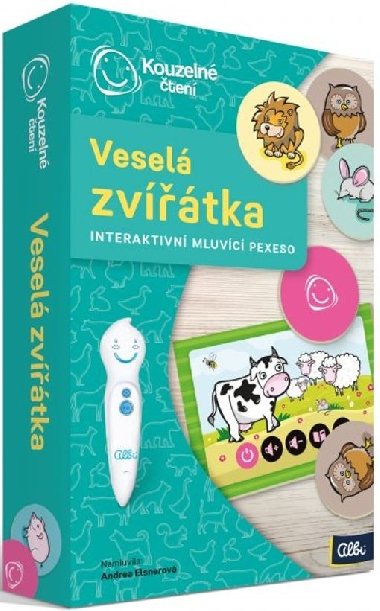 Vesel zvtka - Interaktivn mluvc pexeso - Albi