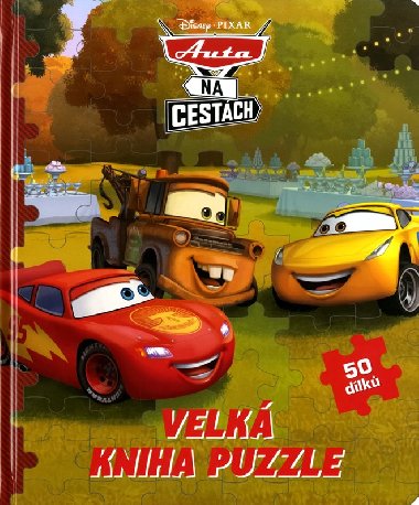 Auta - Velká kniha puzzle - Walt Disney
