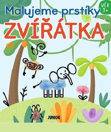 Malujeme prstíky - ZVÍŘÁTKA - Junior