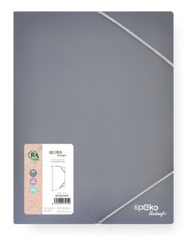 Spoko ReLeaf box na spisy s fixan gumikou A4 SoftTouch - ed - neuveden