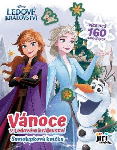 Samolepková knížka Vánoce v Ledovém království - Walt Disney