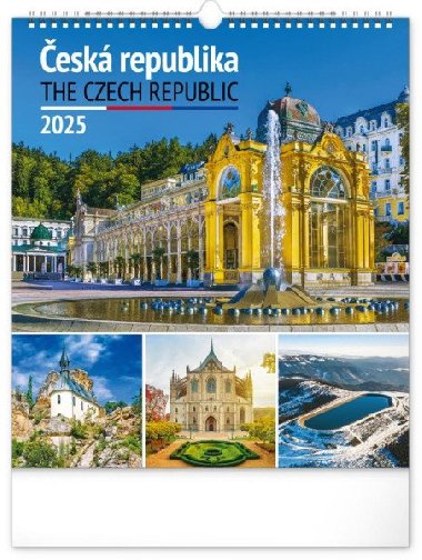 Česká republika 2025 - nástěnný kalendář - Notique