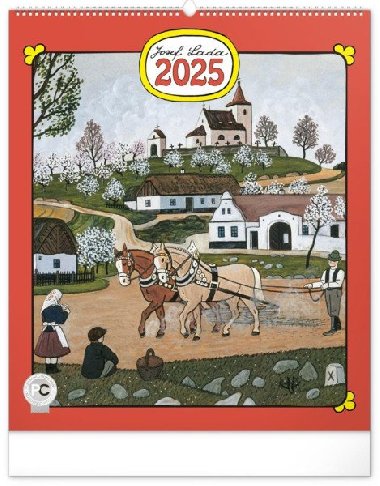 Kalend 2025 nstnn: Josef Lada, 48  56 cm - Josef Lada