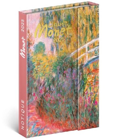 Týdenní magnetický diář Claude Monet 2025 - Presco Group
