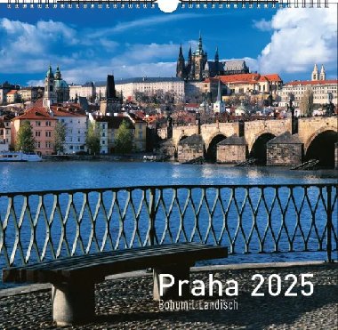 Nástěnný kalendář 2025 - Praha 335 x 325 mm - Bohumil Landisch