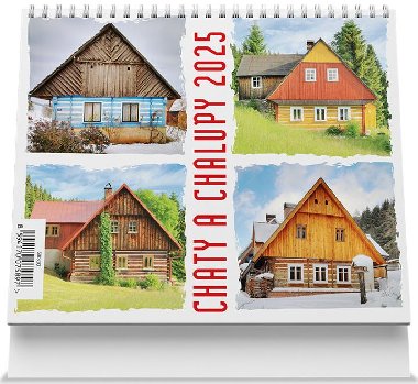 Chaty a chalupy 2025 - stolní kalendář - Vikpap