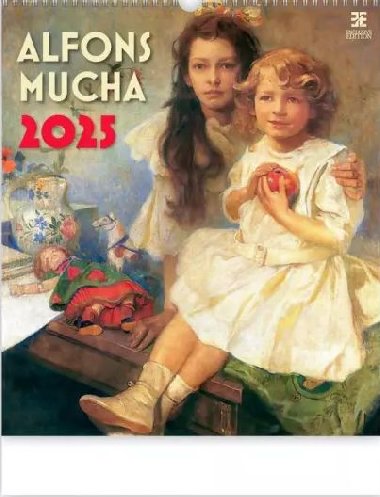 Alfons Mucha 2025 - nástěnný kalendář - Helma Alfons Mucha 2025 - nástěnný kalendář - Helma