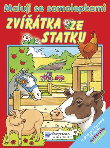 Zvtka ze statku maluji se samolepkami - 