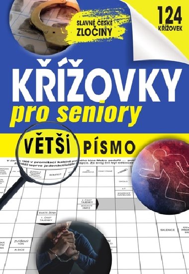 Křížovky pro seniory - Slavné české zločiny - Fortuna Libri Publishing