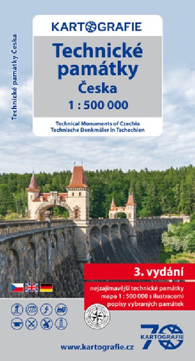 Technick pamtky eska 1:500 000 (tematick mapa) - Kartografie